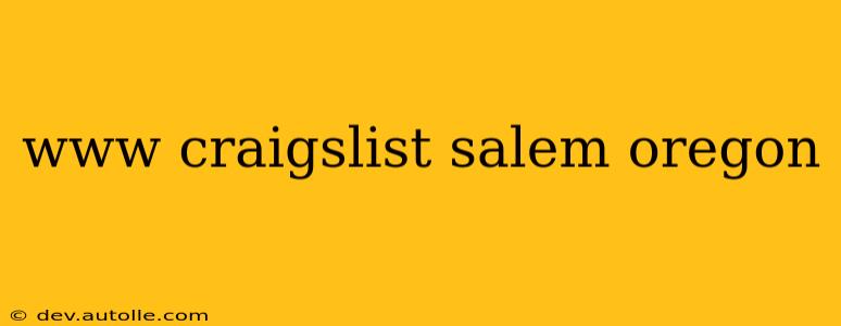 www craigslist salem oregon
